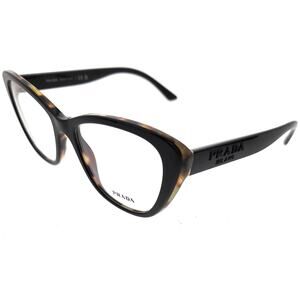 Prada PR 04WV Women's Eyeglasses Black/Medium Havana 54